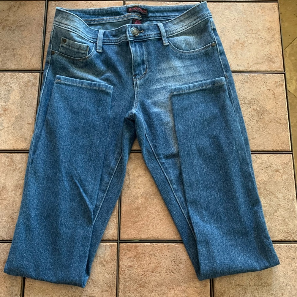 Blue soft stretchy jeggings